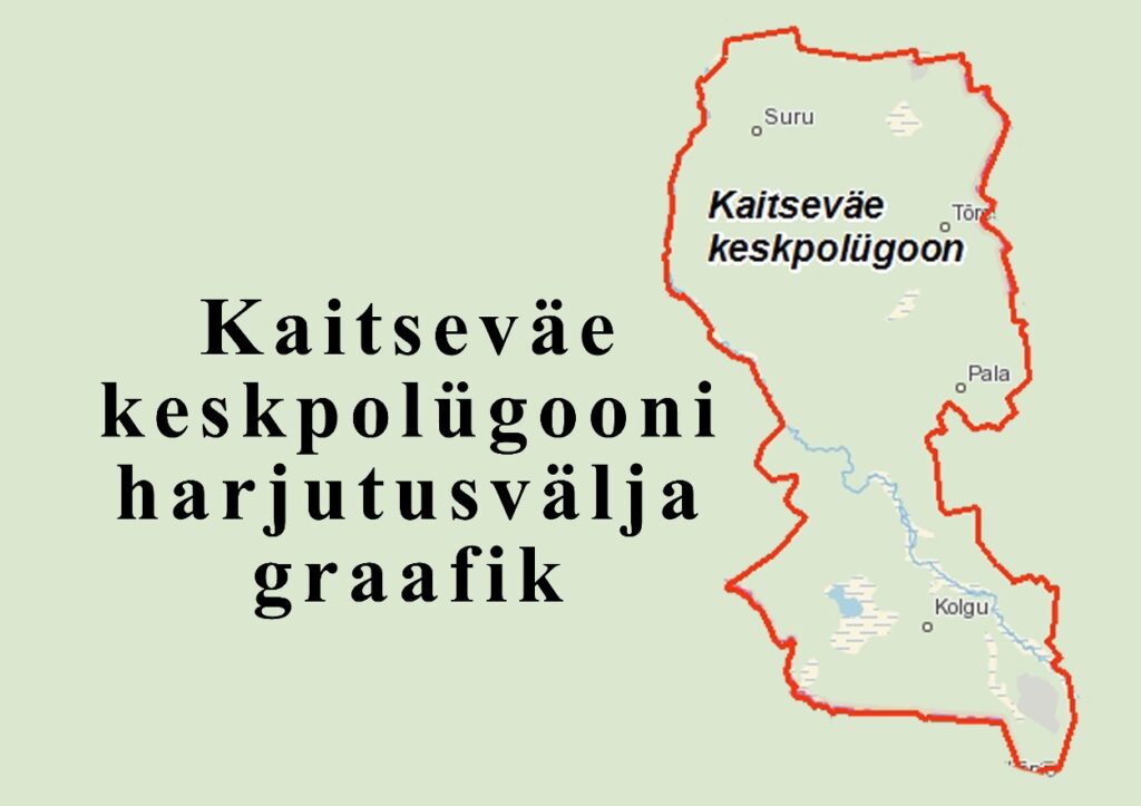 Kaitseväe keskpolügooni harjutusvälja graafik